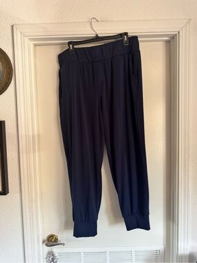Lou & Grey Navy Relaxed Jogger Pants